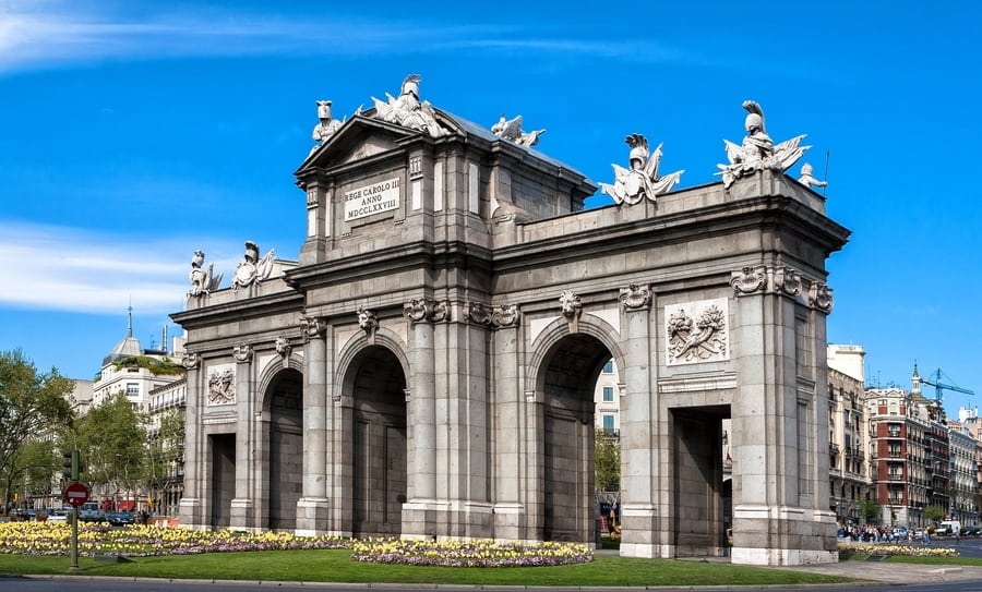 Puerta de Alcalá, que se puede visitar en Madrid