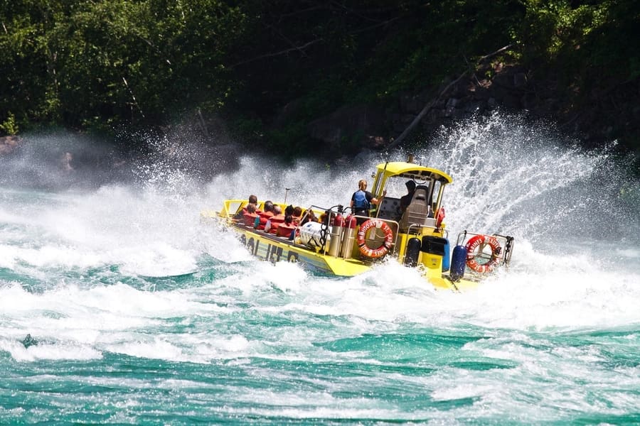 Whirlpool Jet Boat Tour, Niagara Falls on the Canada side