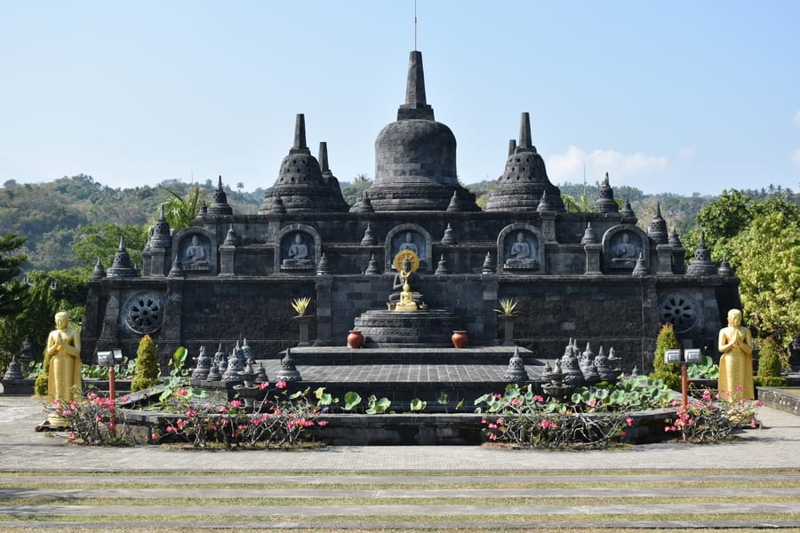 the largest buddist temple in bali brahma vihara arama brahma vihara arama buddhist temple in bali