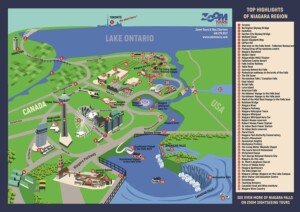 Niagara Falls map – Your best guide for visiting Niagara Falls