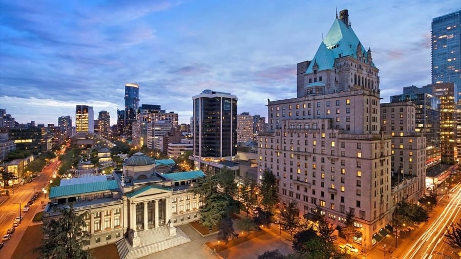 Fairmont Hotel, 24 horas en Vancouver