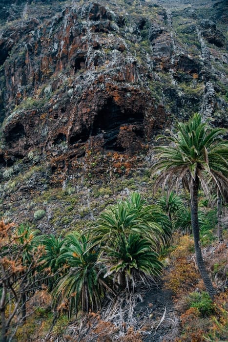 Masca barranco, hacer senderismo