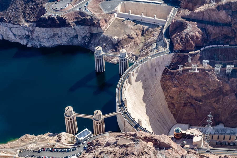 Hoover Dam, helicopter tours of hoover dam 