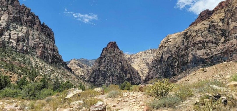 10 Best Red Rock Canyon Hikes - Pine Creek Canyon Best Red Rock Canyon Trails 814x380 