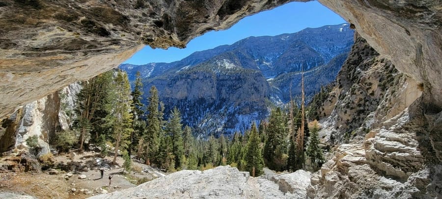 Mary Jane Falls, Las Vegas trails map