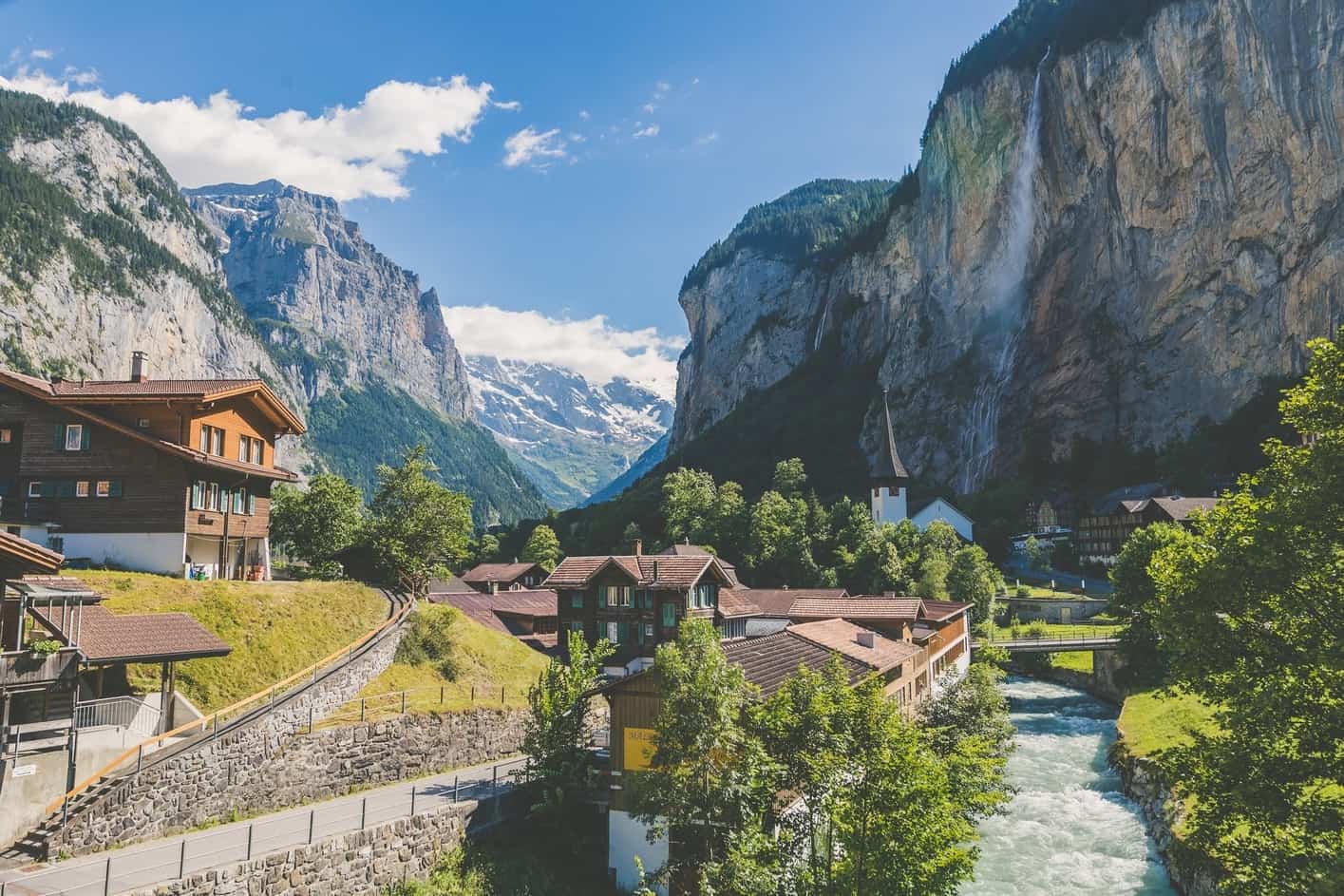 Lauterbrunnen, Switzerland open for tourism