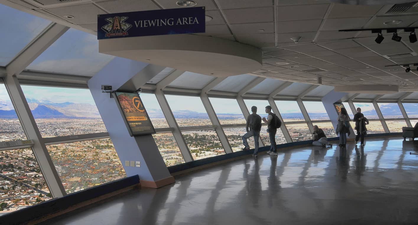 STRAT Observation Deck, vista panorámica de LAs Vegas