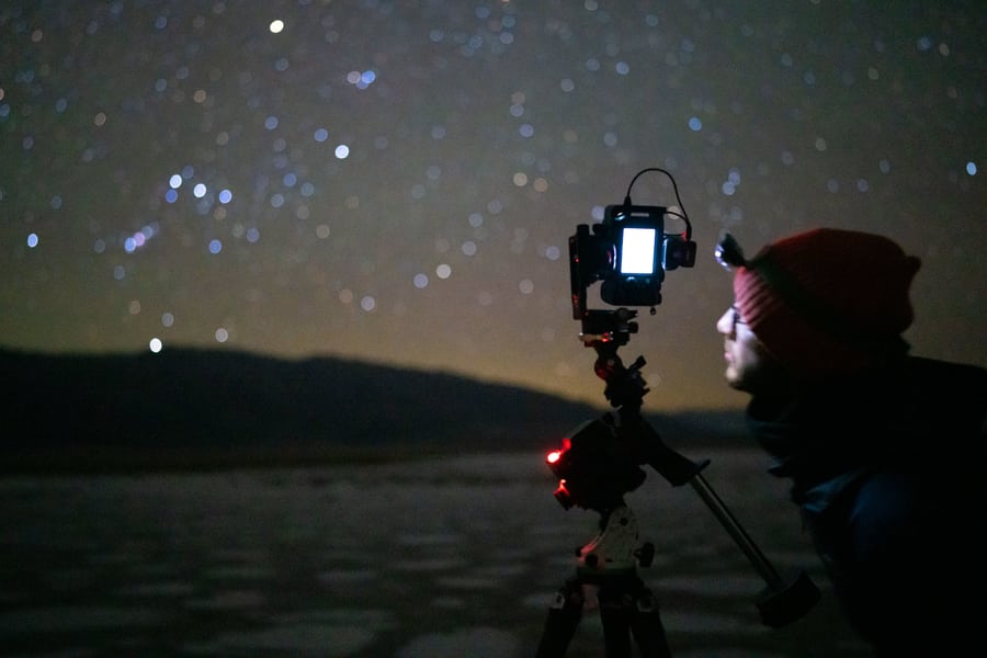 how to photograph the Milky Way panorama with a star tracker