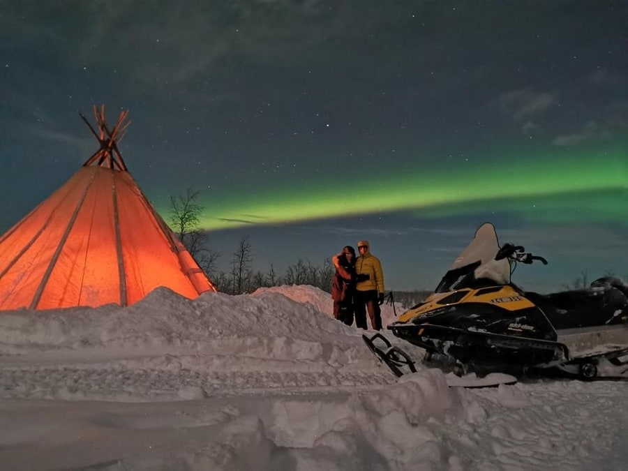 Máttaráhkká Northern Light Lodge, mejores hoteles para ver la aurora boreal en Suecia