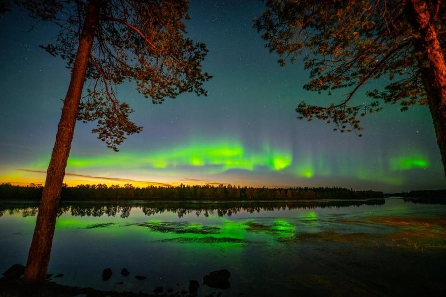 Tärendö, ver auroras boreales en Suecia 