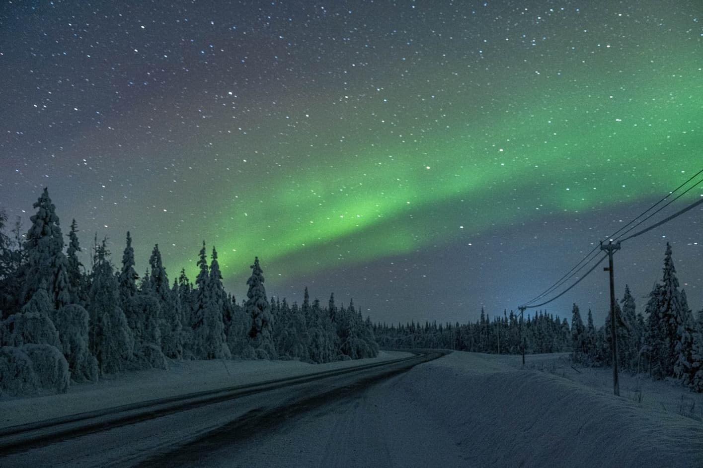 Aurora boreal en Suecia, auroras boreales en Suecia