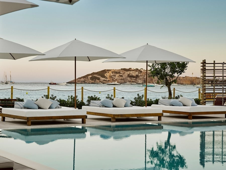 Nobu Hotel Ibiza Bay, most luxurious beach hotels spain