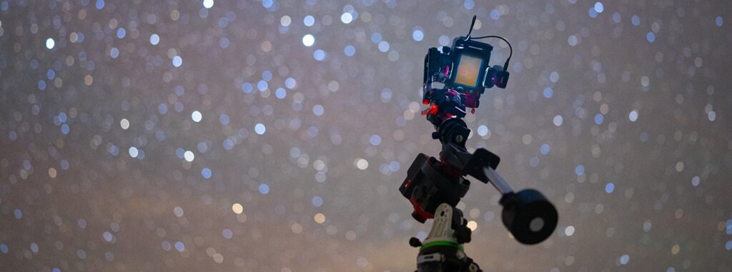 Milky Way panorama accessories, star tracker