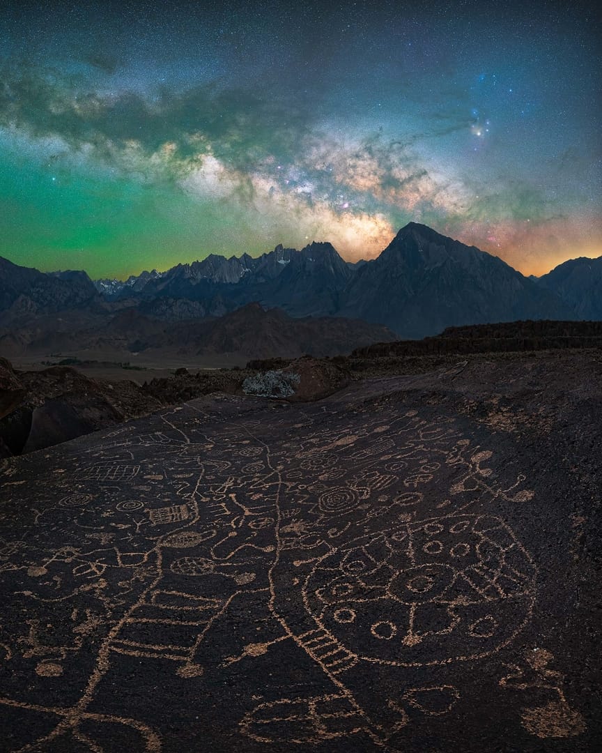 Milky Way photographer of the year Petroglyphs