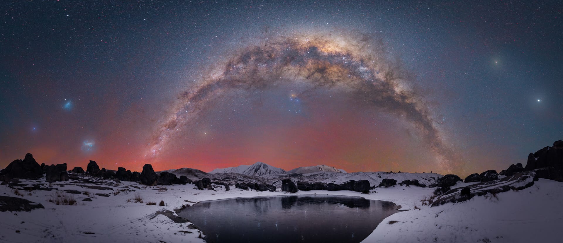 Milky Way photographer of the year Lake Lyndon New Zealand