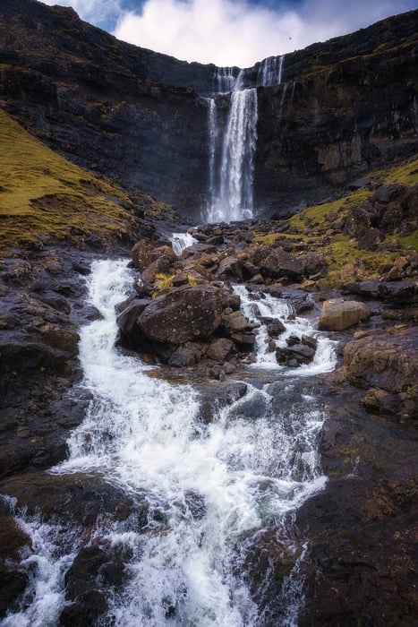 Faroe Islands photo tour waterfalls in spring