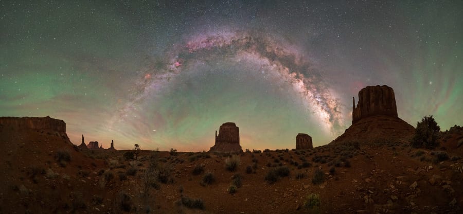 how to photograph the milky way arch