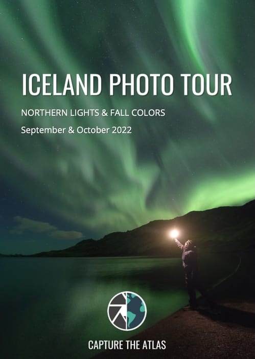 Iceland photo tour brochure