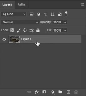 Merge all layers in Photoshop