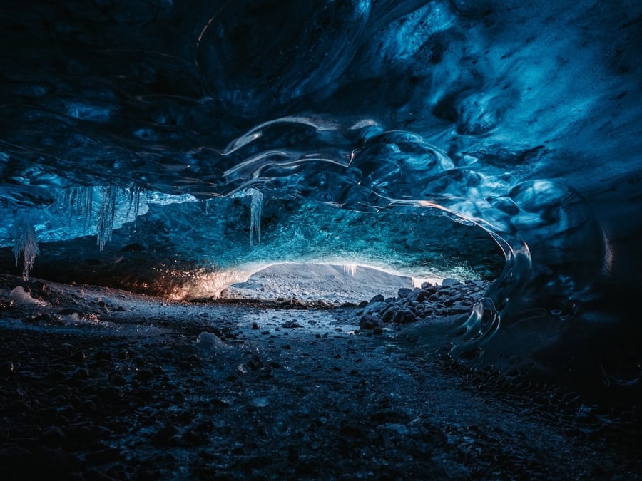 Mejor epoca para visitar cuevas de hielo en Islandia