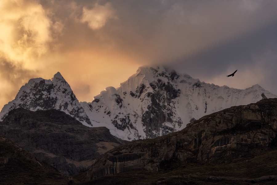 Photographing sunrises and sunsets in Huayhuash