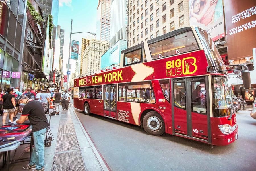 Big Bus Hop-On Hop-Off Tour, New York Big Bus maps