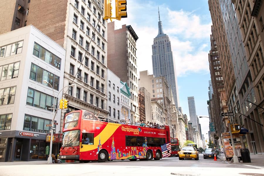 City Sightseeing Bus Tour, hop-on-hop-off bus tours in New York City
