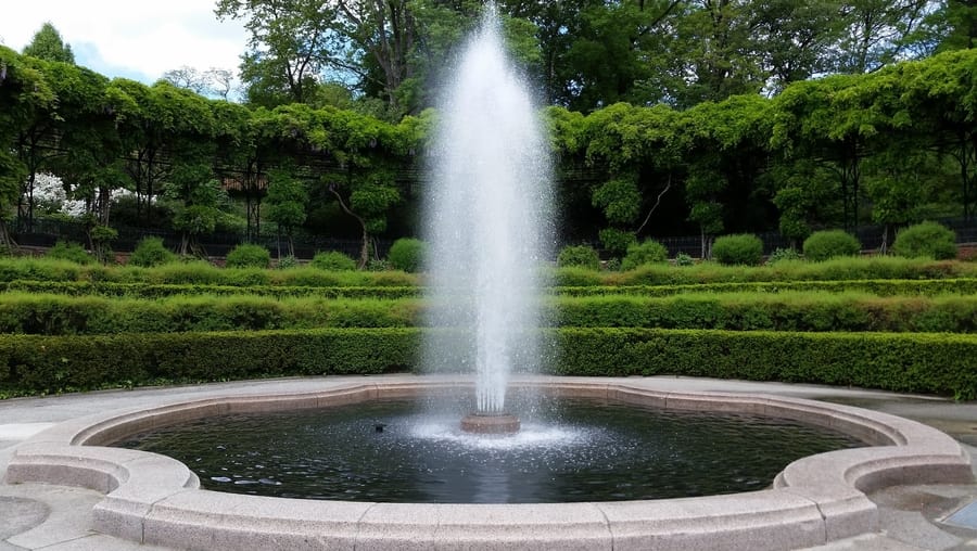Conservatory Garden, areas of central park