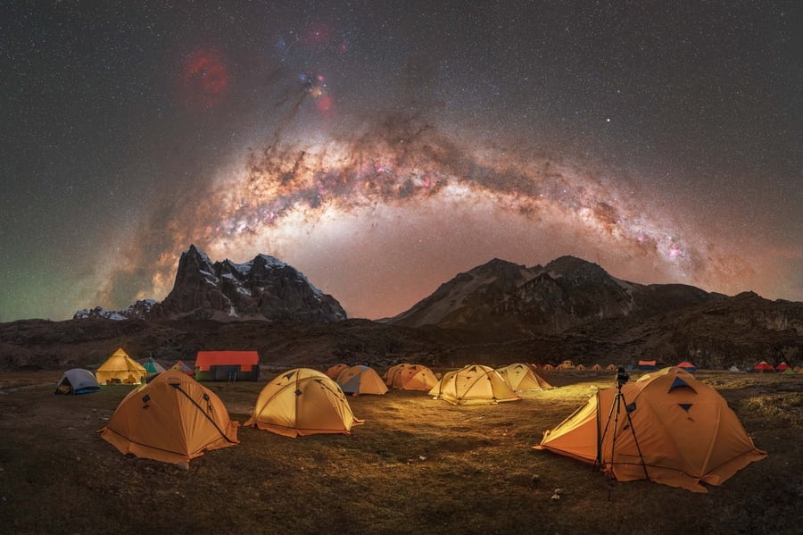 Milky Way in Peru with Benro Polaris Huayhuash Milky Way Peru