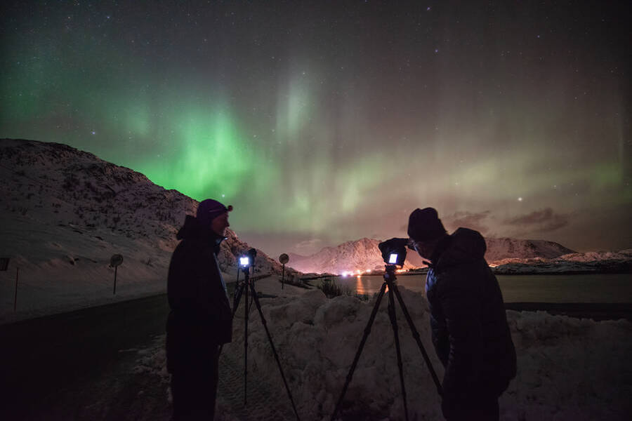 Lofoten northern lights photo tour