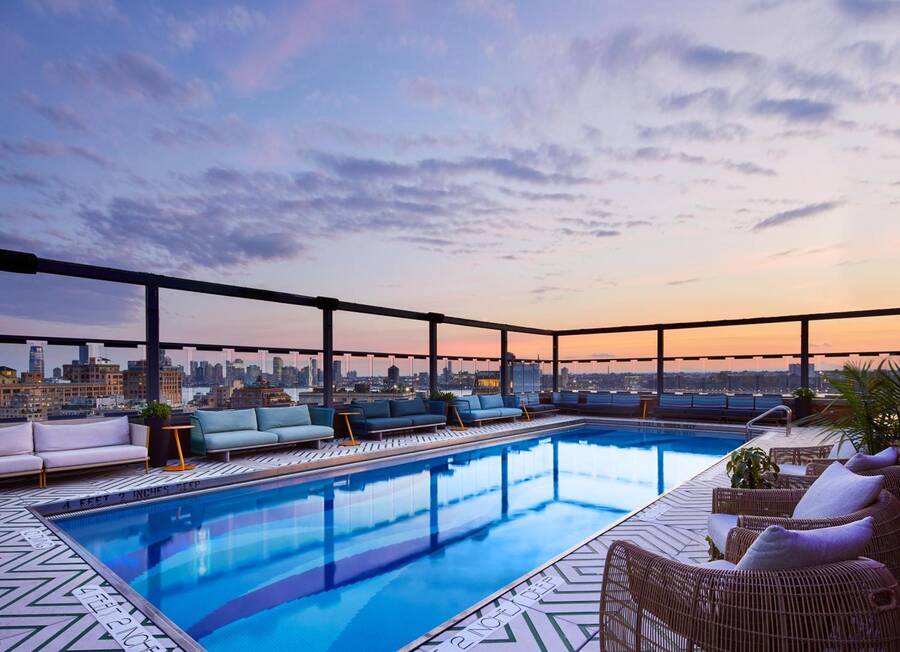 Gansevoort Meatpacking NYC, cheap hotels in nyc with pool