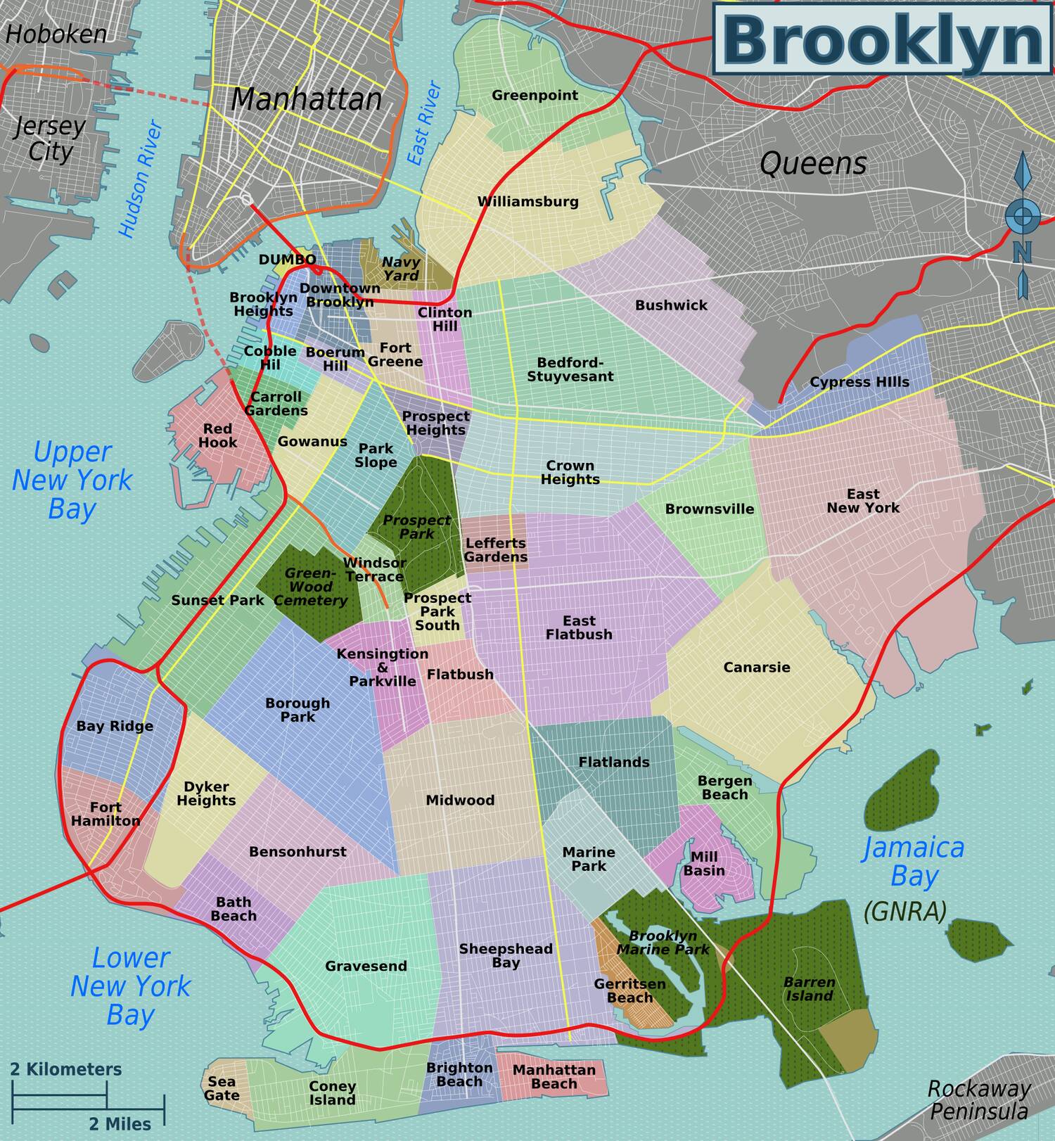 Brooklyn neighborhood map, best neighborhoods in brooklyn Brooklyn neighborhood map, best areas in brooklyn