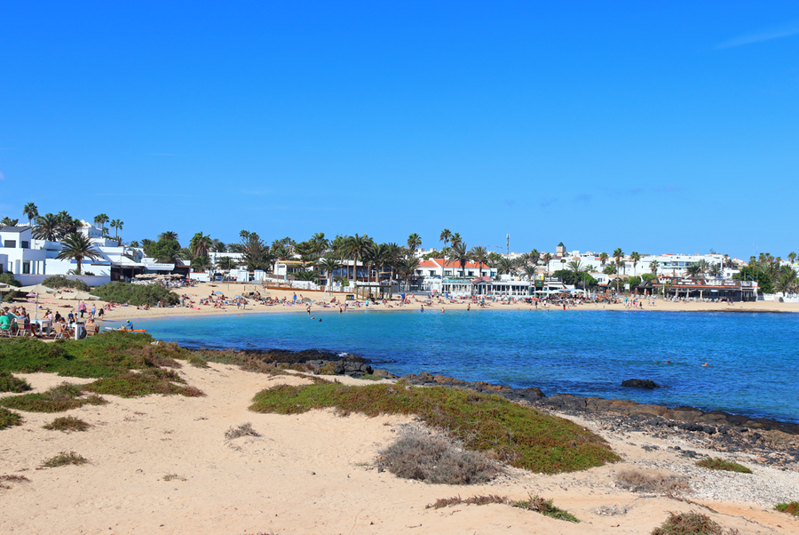 Playa del Medio, the beach corralejo Playa del Medio, beaches near corralejo