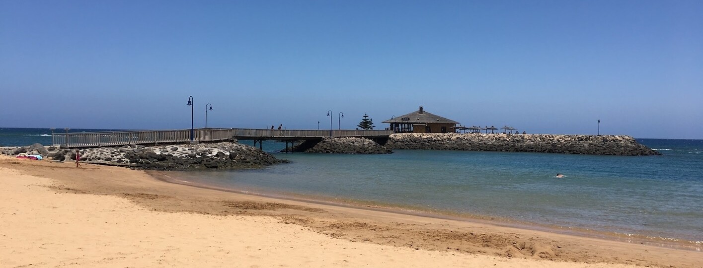 Playa de La Guirra, una de las mejores playas en Caleta de Fuste, Fuerteventura