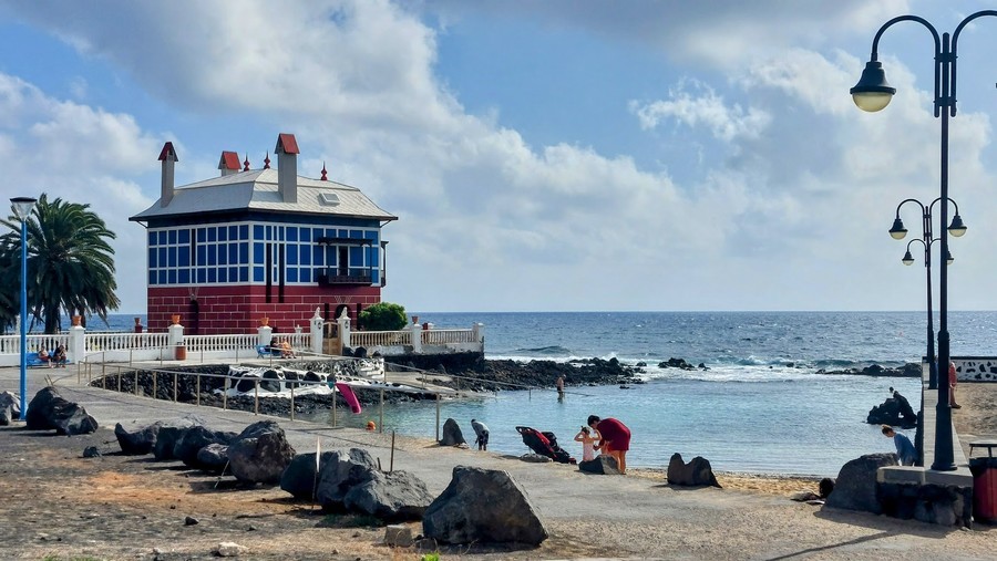 Arrieta in Cueva de los Verdes, the lava tubes of Lanzarote Arrieta, one of the most famous towns near Cueva de los Verdes
