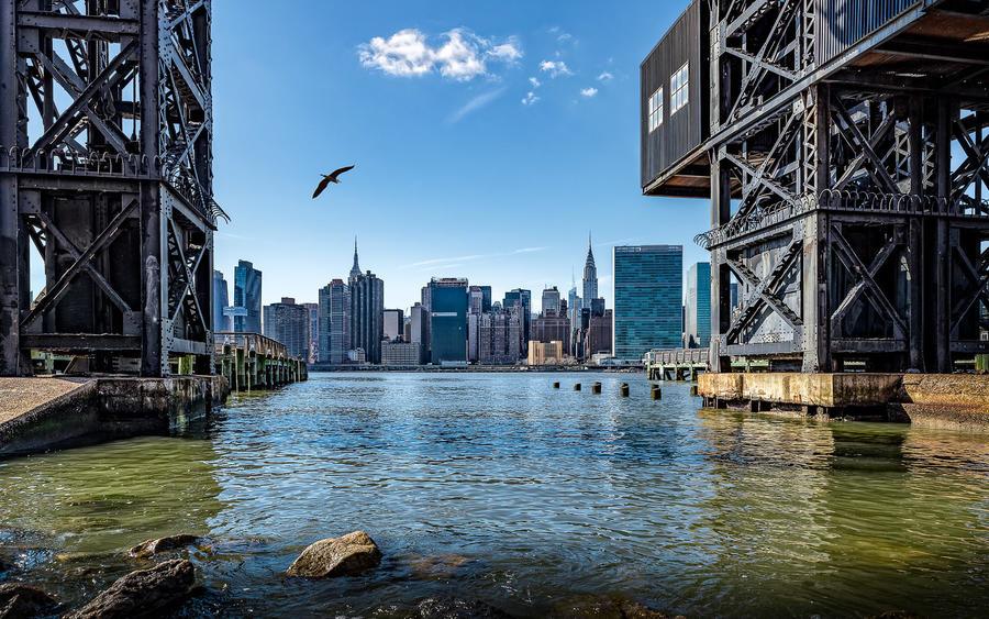 Gantry Plaza State Park, mejores observatorios de New York Gantry Plaza State Park, mejores vistas Nueva York