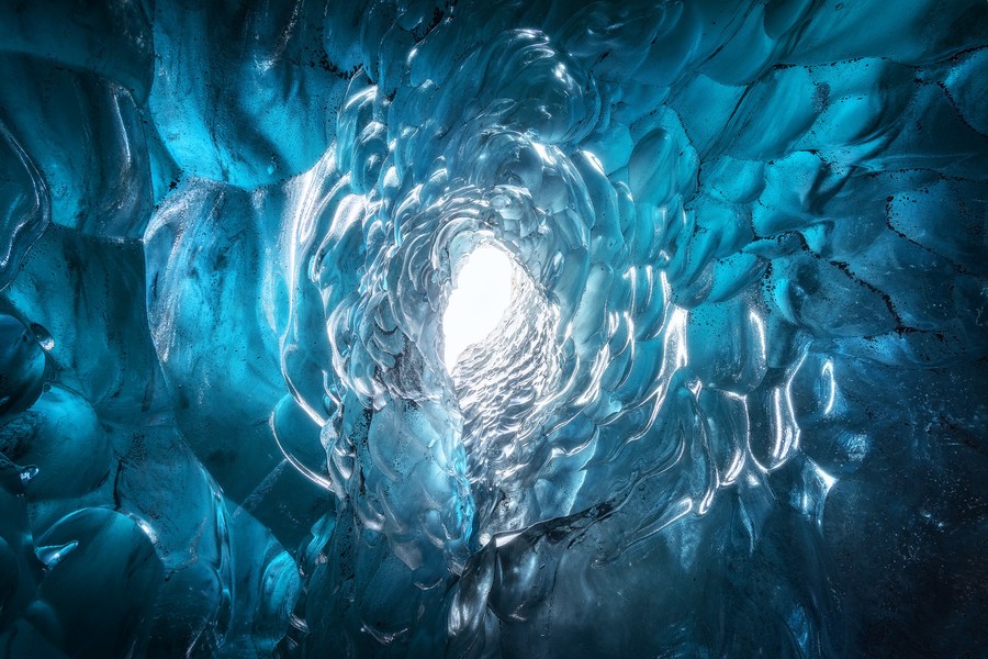 Ice cave in Iceland