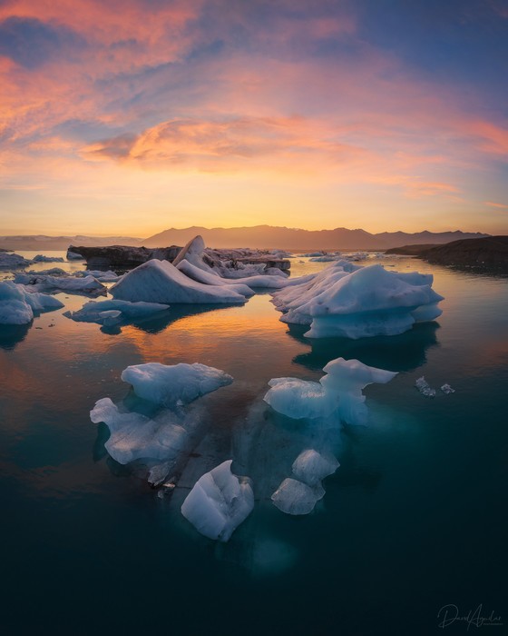Photograph midnight sunsets in Iceland