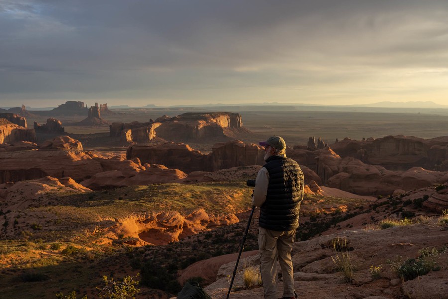 Sunset in Monument Valley