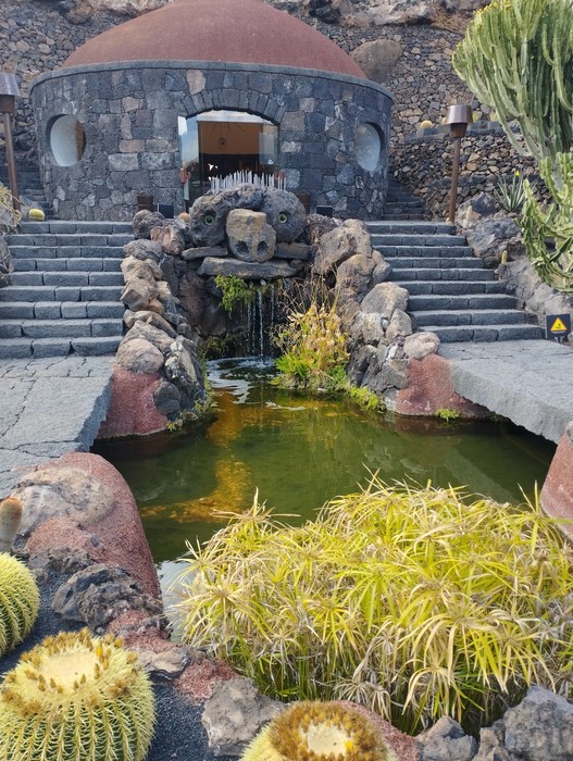 The pond, jardin cactus cesar manrique lanzarote The pond, cactus garden tickets