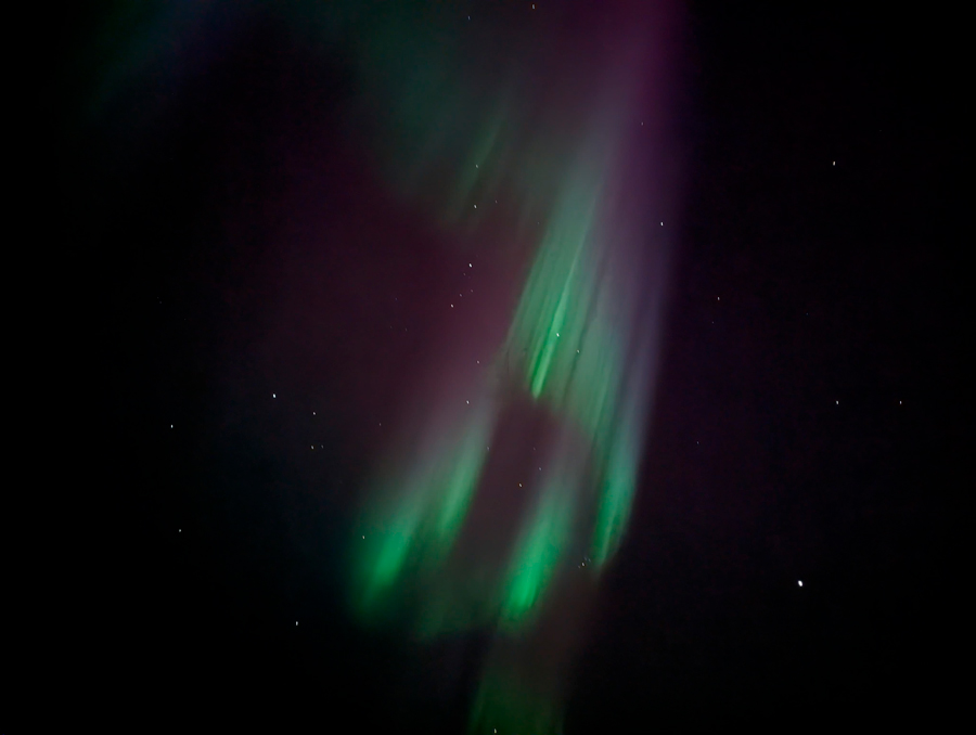 Northern Lights taken with a Google smartphone Northern lights in the sky