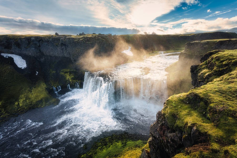 Axlafoss waterfall
