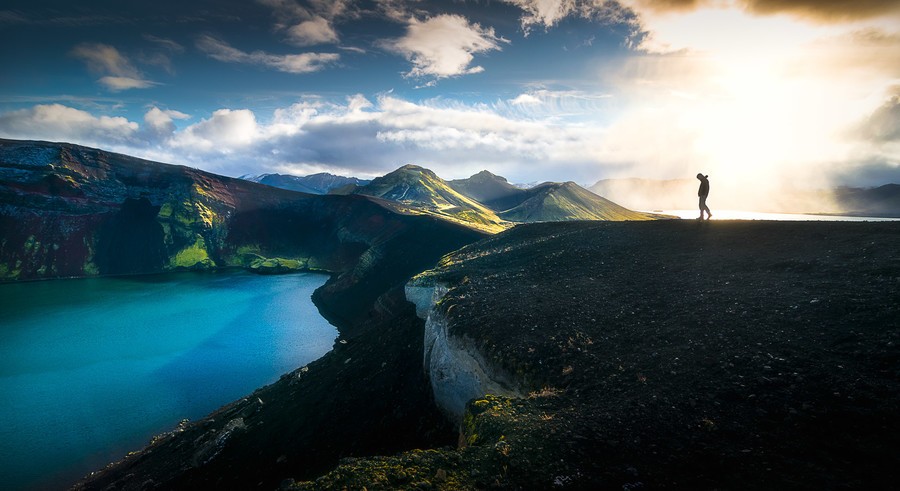 Summer landscapes in Iceland