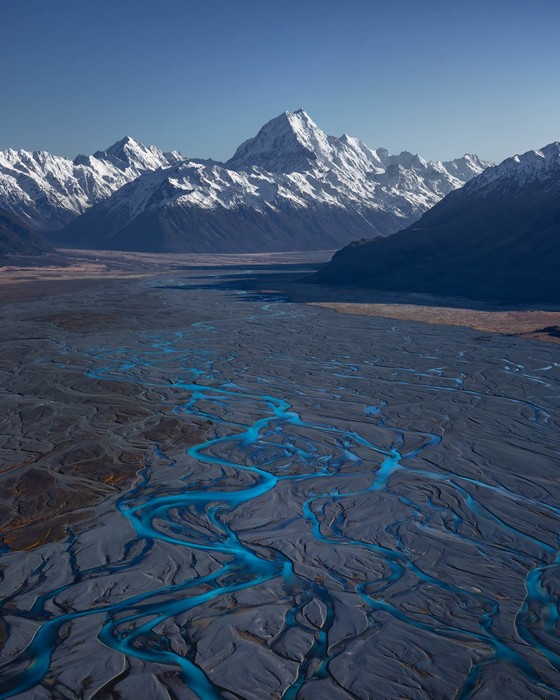 Beautiful aerial views in New Zealand