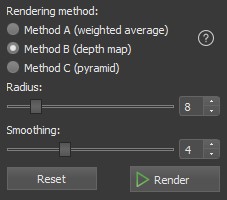Render focus stacking photographs in Helicon Focus