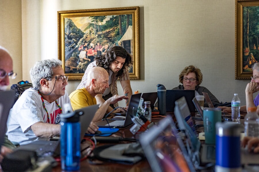 James in a photo session