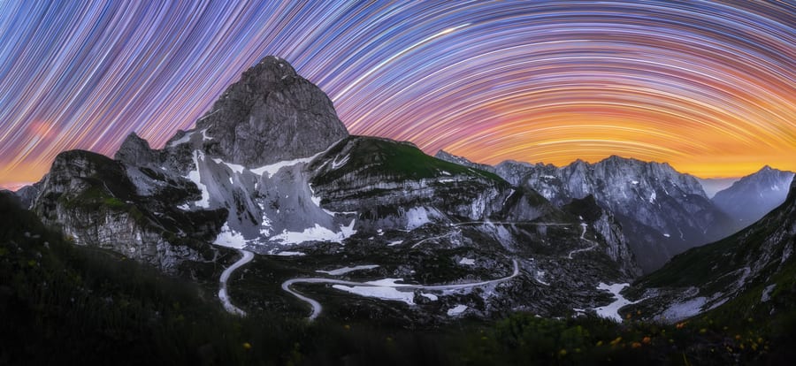 star trail photography examples