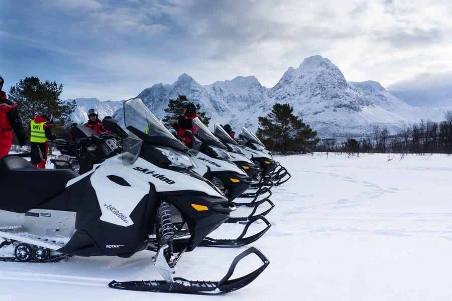 Tromso snowmobile tour in the lyngen alps