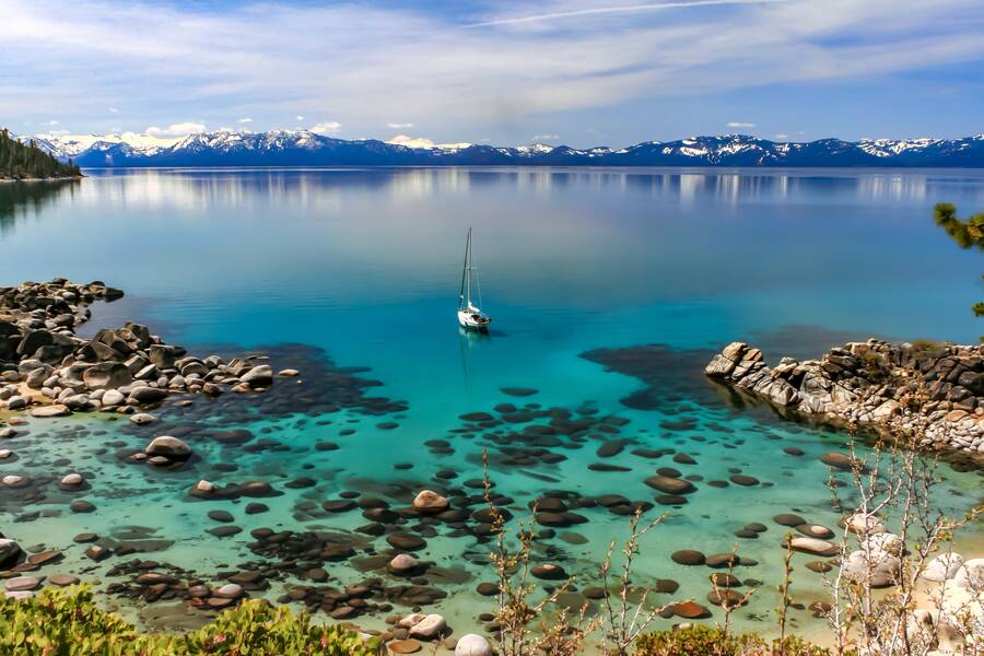 Exploring Lake Tahoe, one of the best outdoor things to do in Nevada