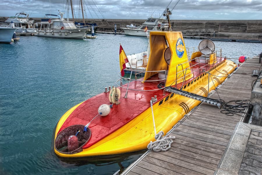 Submarine ride, puerto del carmen lanzarote canary islands